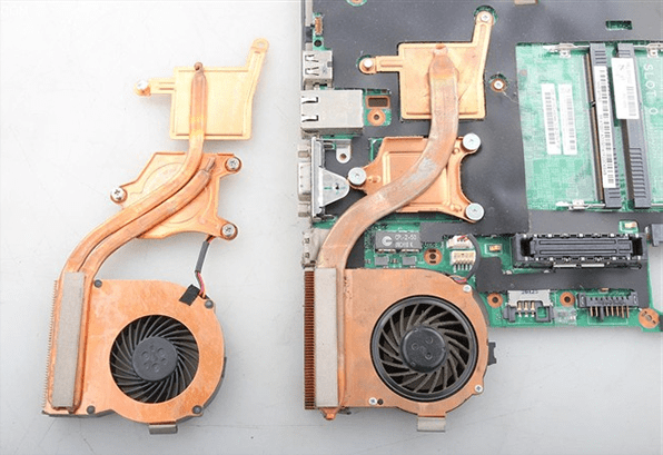 notebook built-in parts integrated cooling fans